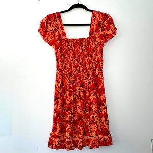 Band of Gypsies Floral Print Dress